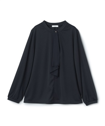 CROSS FUNCTION 《抗菌防臭・通気性》正解 シフォンフリルカットソーブラウス【CF/クロスファンクション】_variationthumb_3