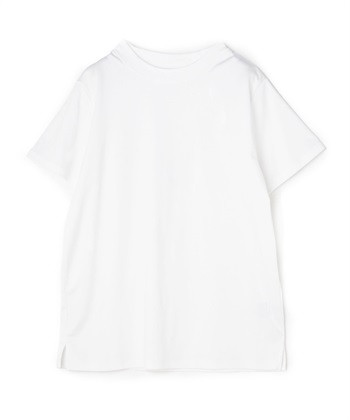 《シワになりにくい・なめらか》正解ハイネックTシャツ【CF/クロスファンクション】(オフ-M)