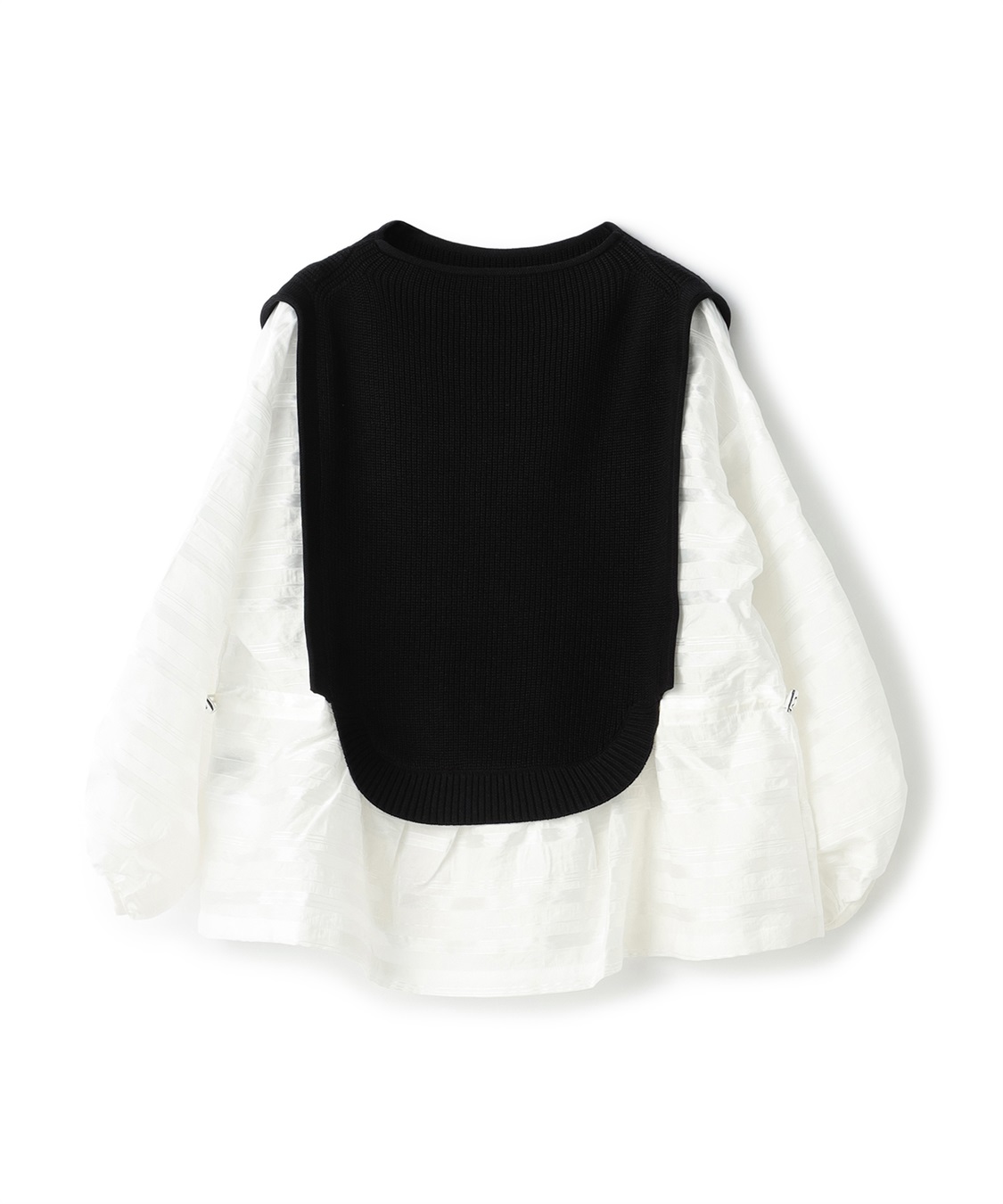 ATSURO TAYAMA ニットドッキングブラウス_variation_2