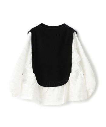 ATSURO TAYAMA ニットドッキングブラウス_variationthumb_2