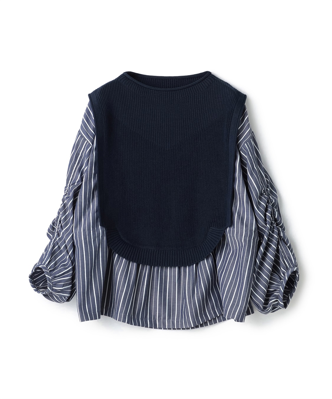 ATSURO TAYAMA ニットドッキングブラウス_variation_3