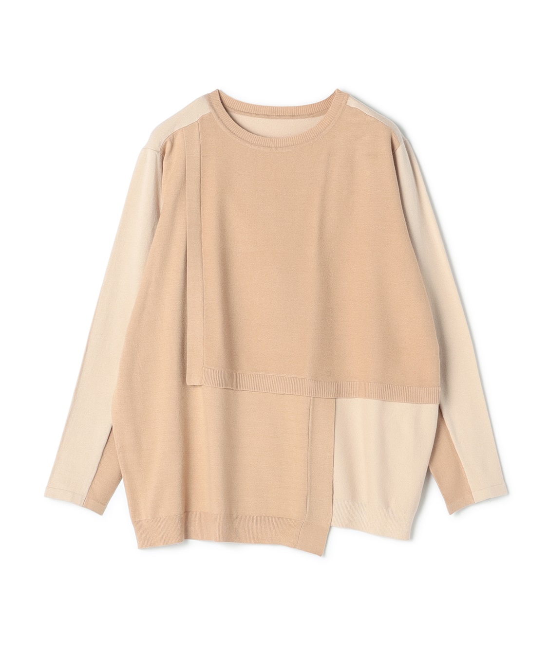 ATSURO TAYAMA パッチワークデザイン長袖プルオーバー_variation_3