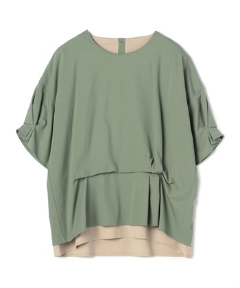 イレギュラーヘムタックプルオーバー(ミント-36)