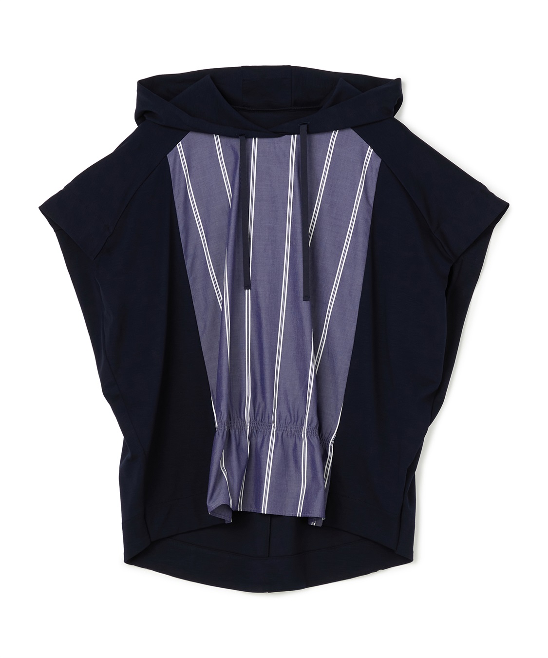 ATSURO TAYAMA 切替えシャーリングポンチョベスト_variation_2