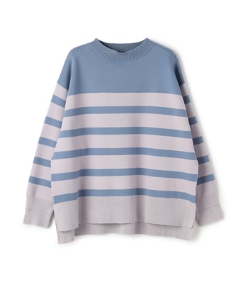 ATSURO TAYAMA ボーダージャカードニットトップス_variationthumb_1