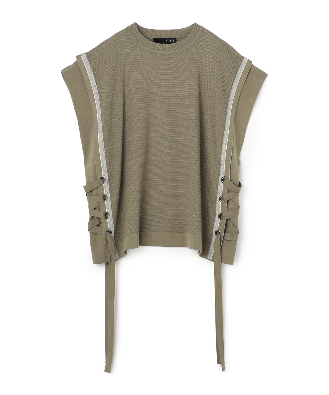 ATSURO TAYAMA サイドレースアップニットプルオーバー_variation_2