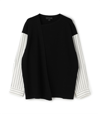 ATSURO TAYAMA レース袖切り替えニットプルオーバー_variationthumb_1