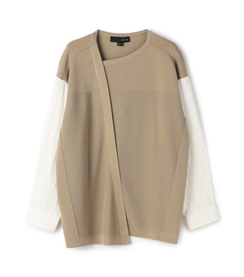 ATSURO TAYAMA レース袖切り替えニットプルオーバー_variationthumb_2