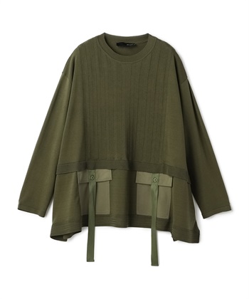 ATSURO TAYAMA ヘリンボーン柄ニットプルオーバー_variationthumb_3