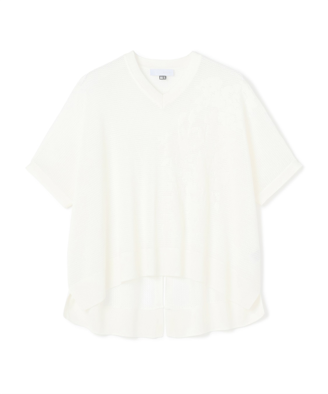 ATSURO TAYAMA リネン混フラワージャカードプルオーバー_main