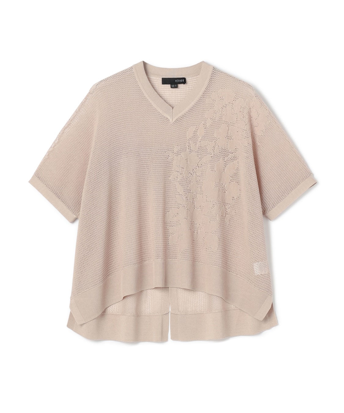 ATSURO TAYAMA リネン混フラワージャカードプルオーバー_variation_3