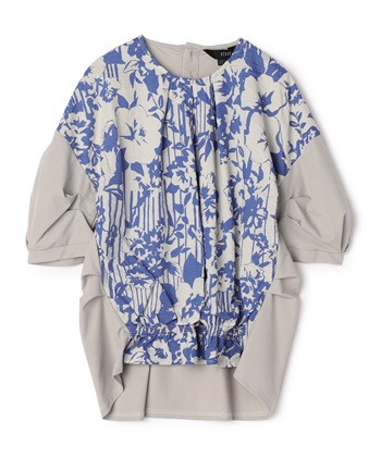 ATSURO TAYAMA ボタニカル&#215;ストライプ切り替えプルオーバー_variationthumb_1