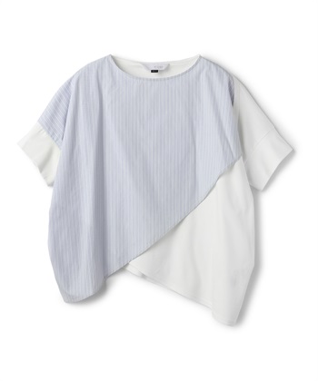 ATSURO TAYAMA 異素材切り替え変形シルエットプルオーバー_variationthumb_2