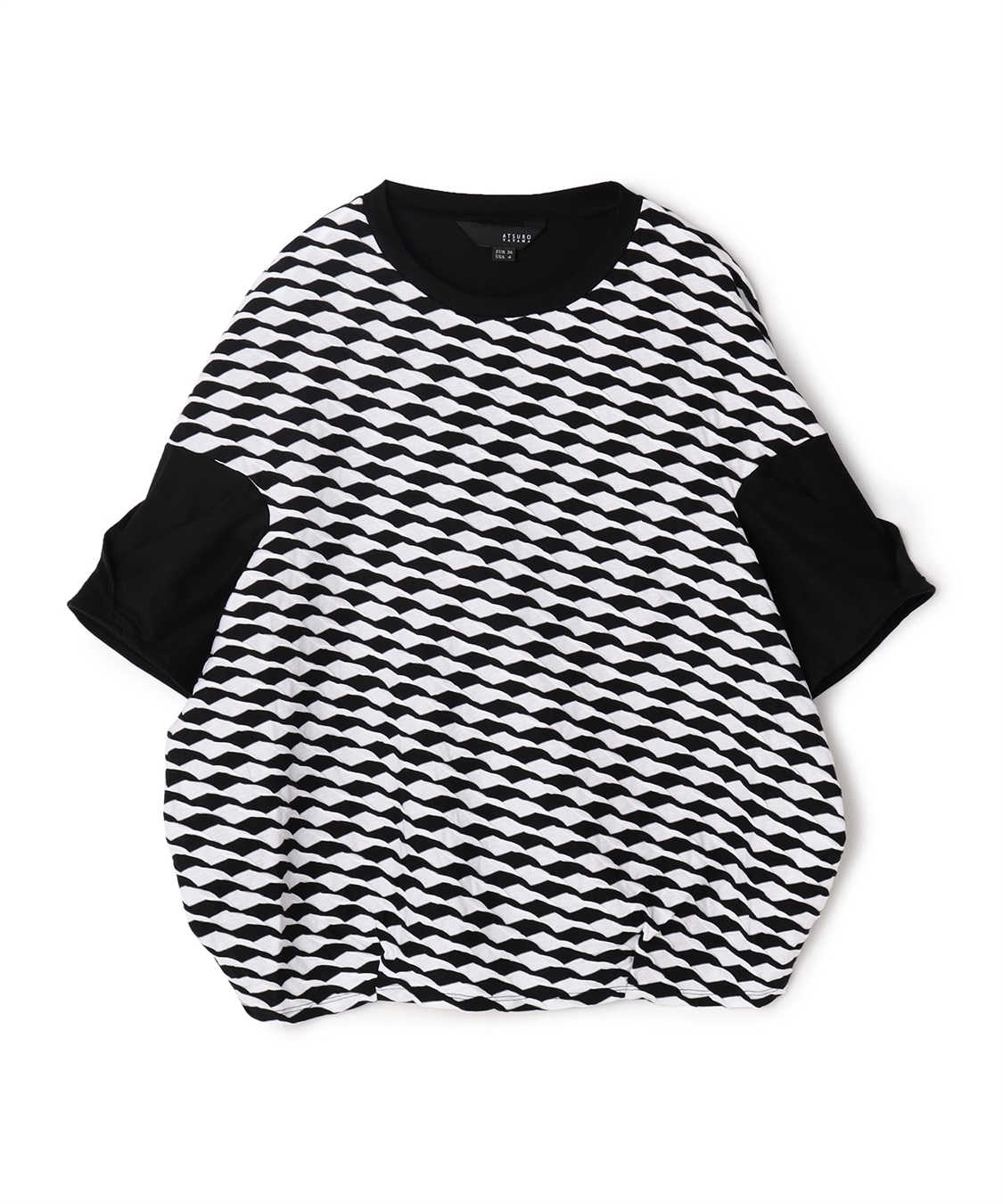 ATSURO TAYAMA 3D斜めストライププルオーバー_variation_1