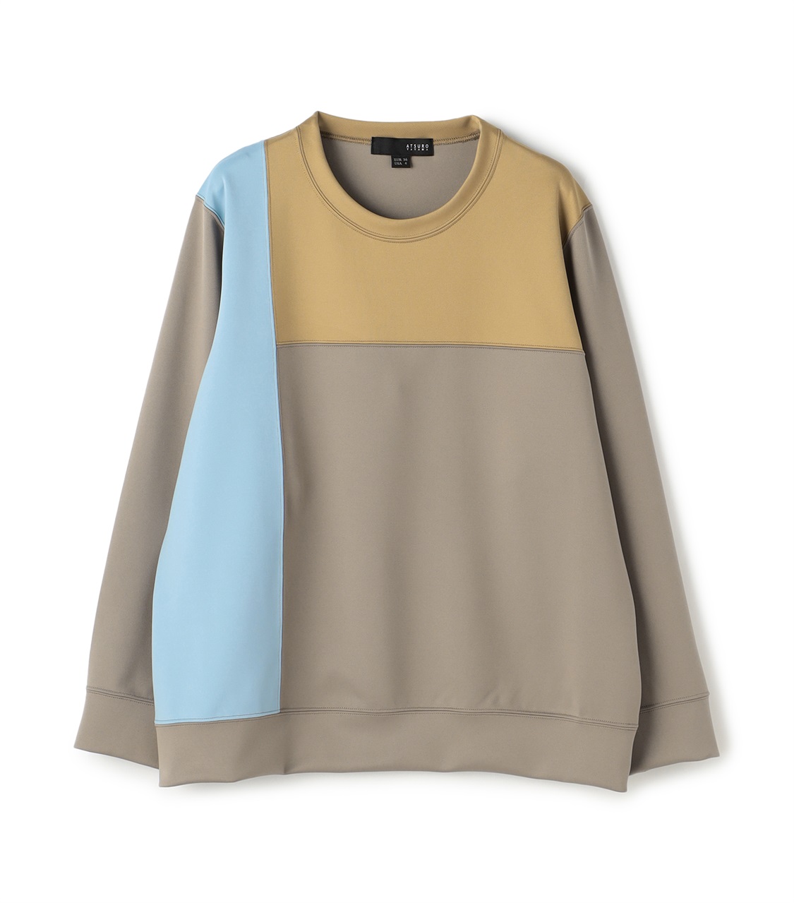 ATSURO TAYAMA 配色ダンボールニットプルオーバー_main