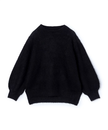 モヘアニット(ブラック-36)