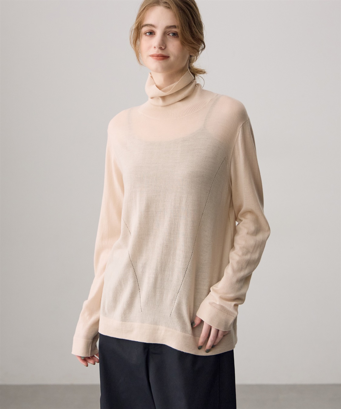 ATSURO TAYAMA カラータートルネックニット_main