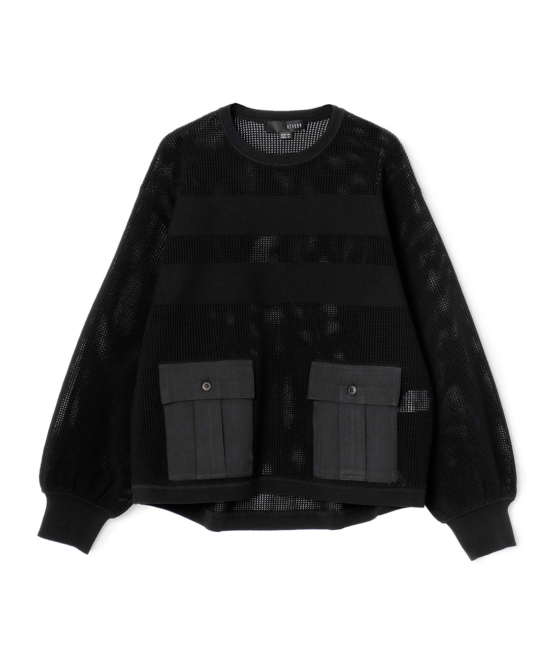 ATSURO TAYAMA ポケット付きメッシュプルオーバー_variation_1