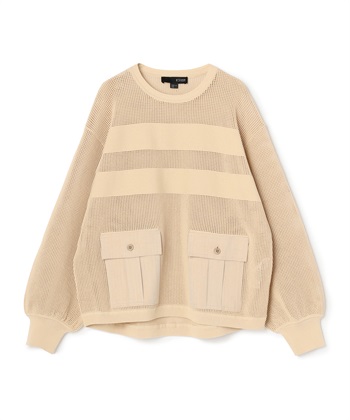 ATSURO TAYAMA ポケット付きメッシュプルオーバー_variationthumb_2