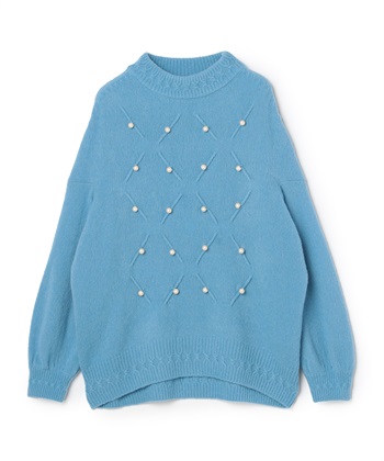 ATSURO TAYAMA パール付きブークレーニット_variationthumb_3