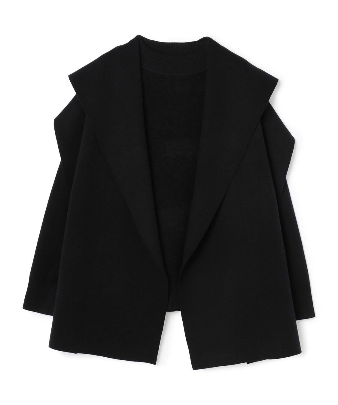 ATSURO TAYAMA 配色ストール付きニット_variation_1