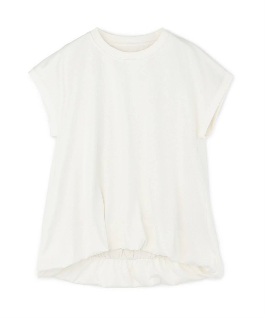 ATSURO TAYAMA プレーティング天竺裾バルーントップス_variation_1