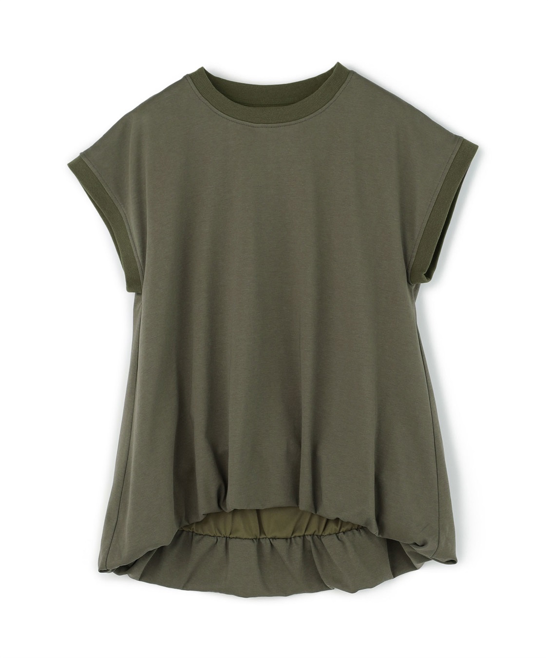 ATSURO TAYAMA プレーティング天竺裾バルーントップス_variation_3