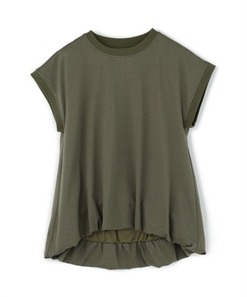 ATSURO TAYAMA プレーティング天竺裾バルーントップス_variationthumb_3