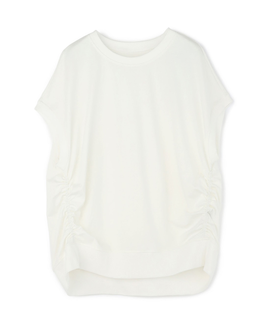 ATSURO TAYAMA コットン天竺サイドギャザープルオーバー_variation_1