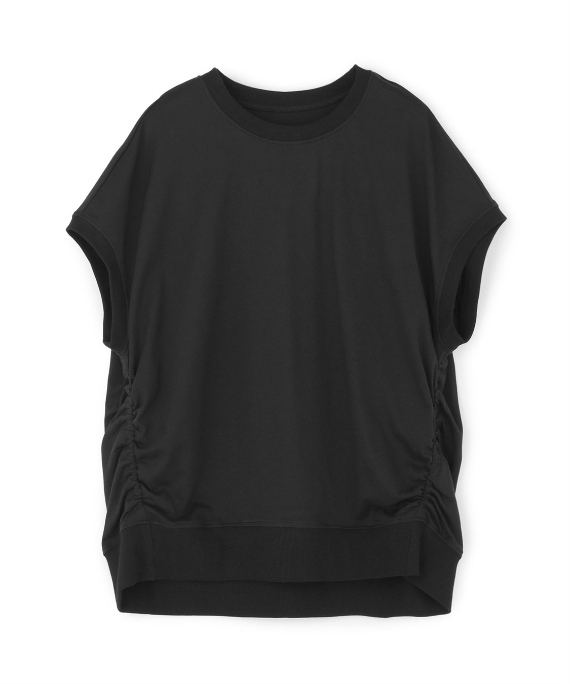 ATSURO TAYAMA コットン天竺サイドギャザープルオーバー_variation_2