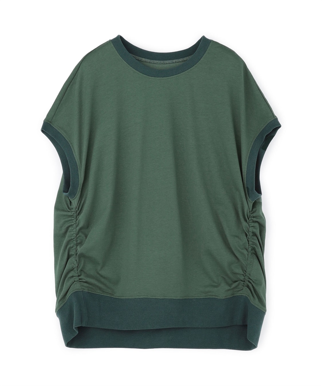 ATSURO TAYAMA コットン天竺サイドギャザープルオーバー_variation_3