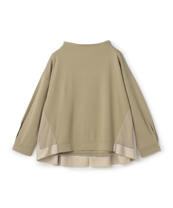 メッシュ切り替えプルオーバー(ベージュ-34)