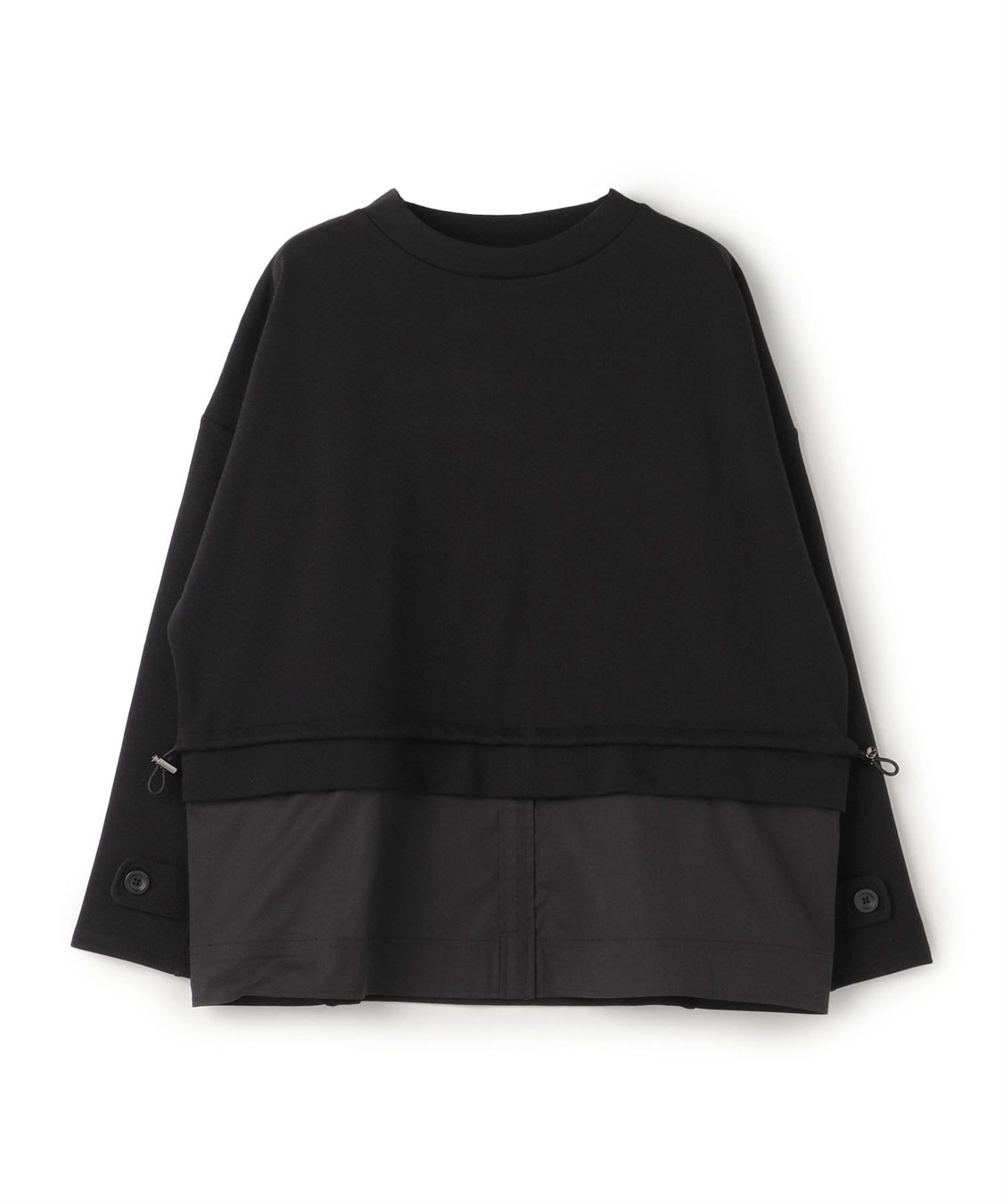 ATSURO TAYAMA 異素材ドッキングプルオーバートップス_variation_1