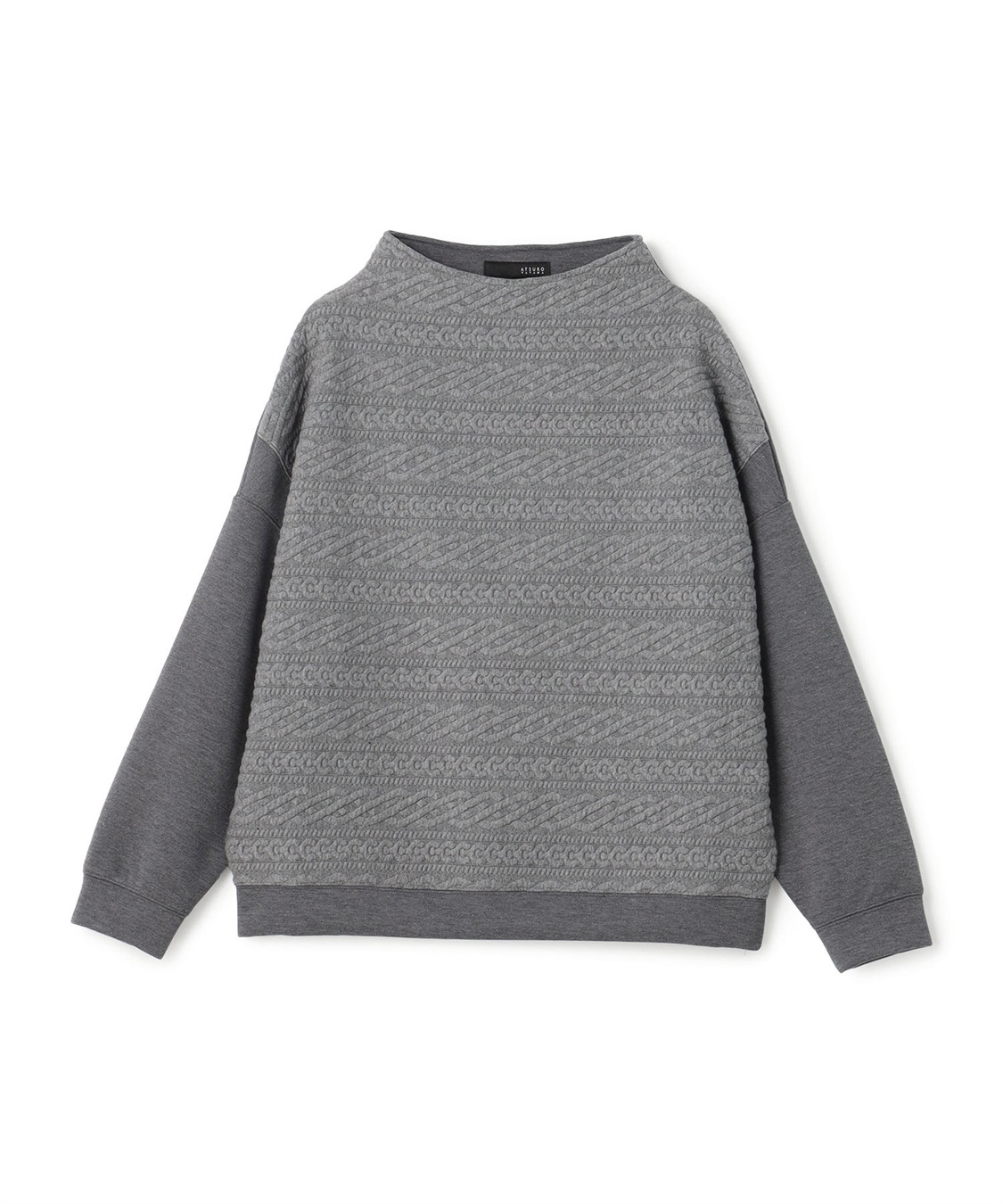 ATSURO TAYAMA ジャカード切り替えプルオーバーニット_variation_2