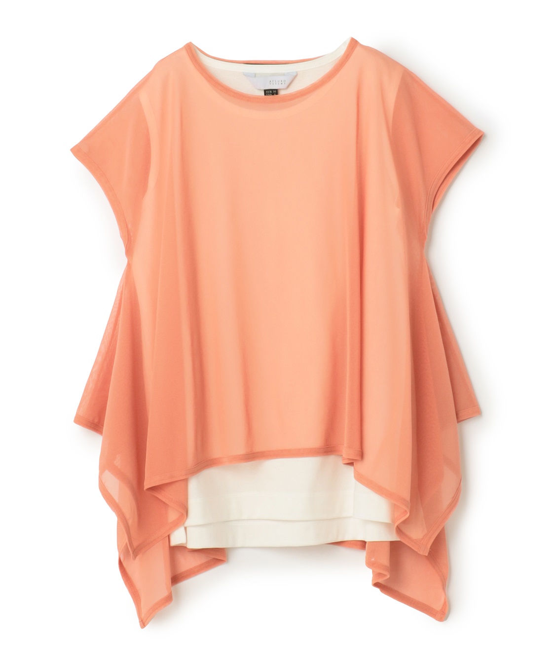 ATSURO TAYAMA インナーつきイレギュラーヘムカットソー_variation_2