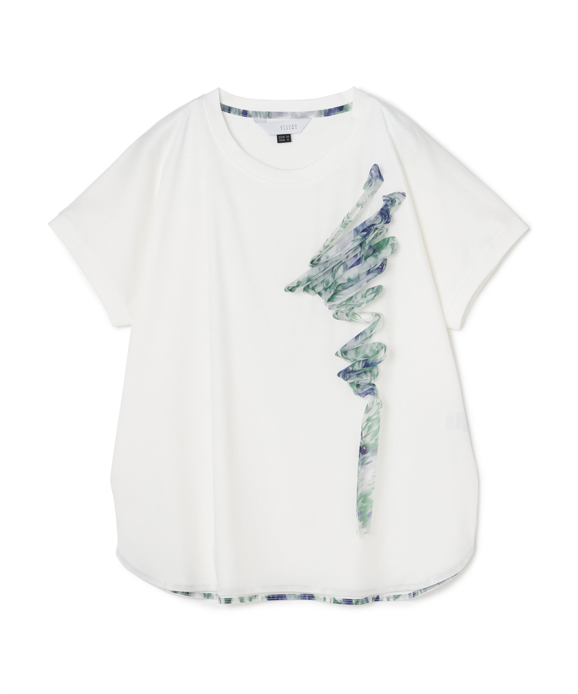 ATSURO TAYAMA マーブルリボンTシャツ_main