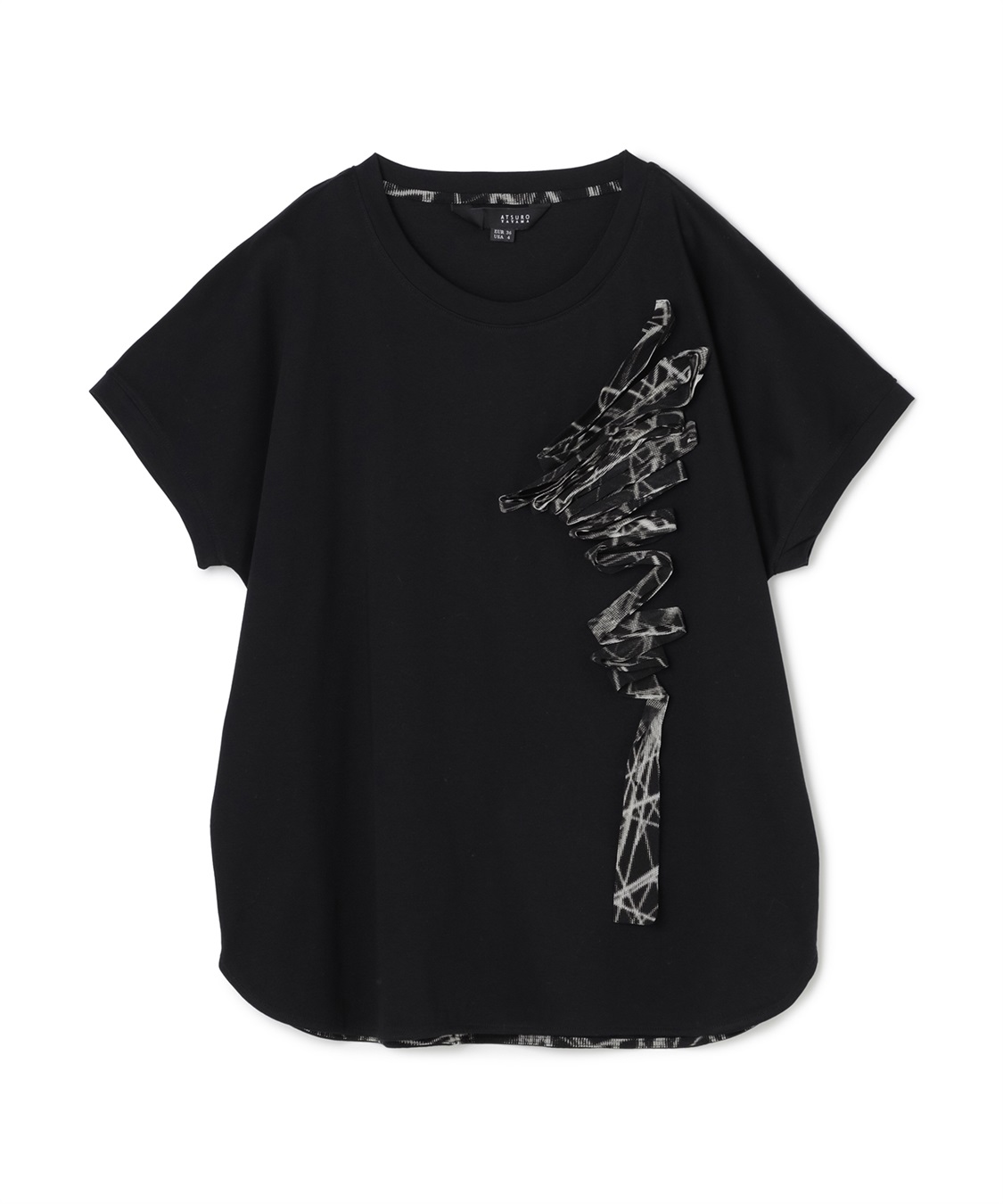ATSURO TAYAMA マーブルリボンTシャツ_variation_2