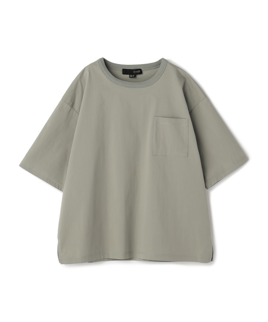 ATSURO TAYAMA クルーネックワイドスリーブTシャツ_variation_3
