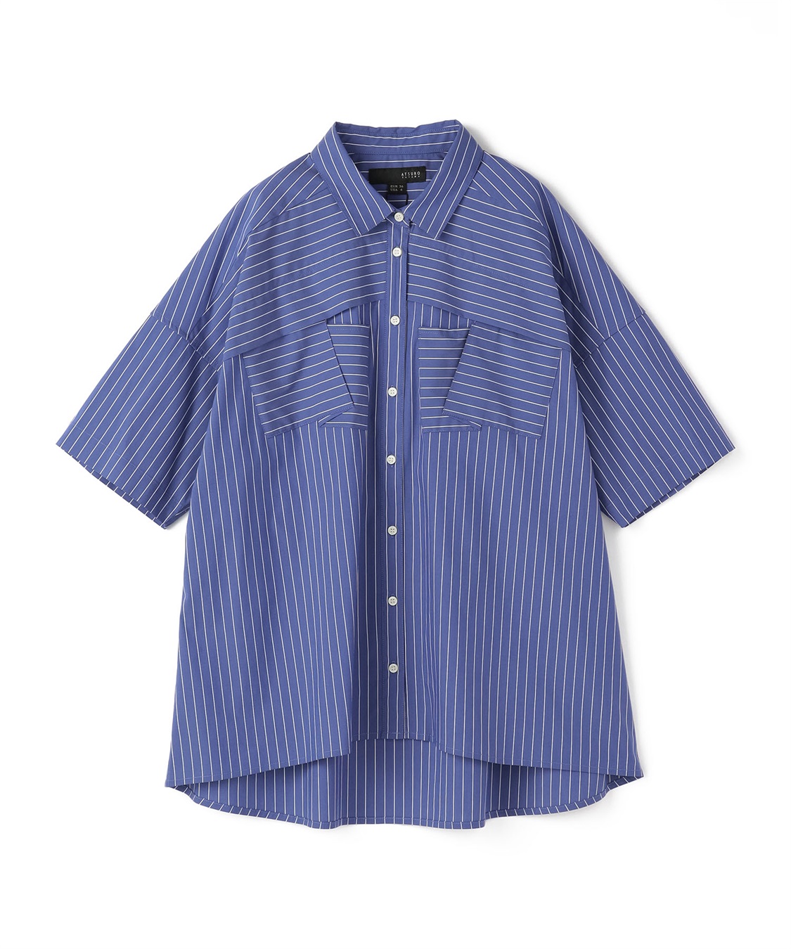 ATSURO TAYAMA ブロードストライプ柄シャツ_variation_2