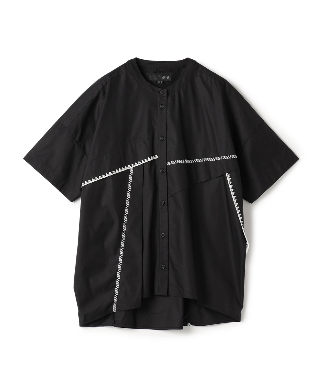 ライン刺繍入り半袖シャツ ATSURO TAYAMA｜クロスプラス公式通販サイト