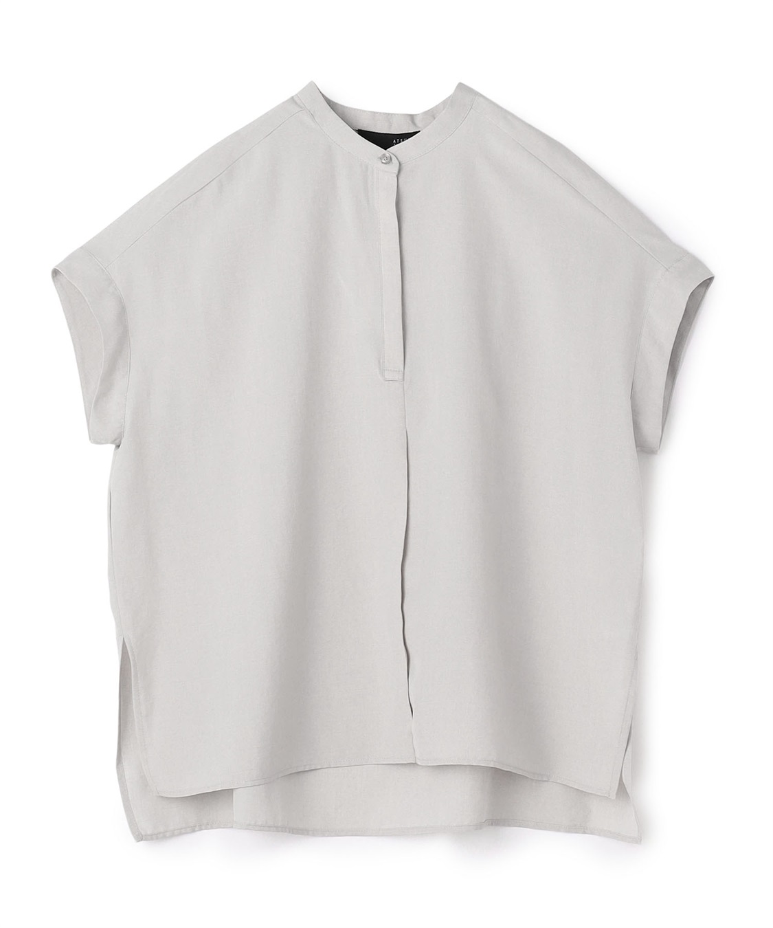 ATSURO TAYAMA バックタック半袖ブッチャーブラウス_variation_1