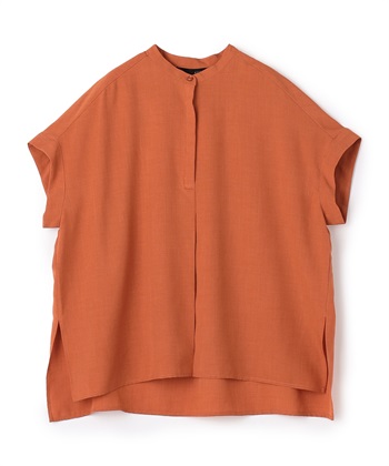 ATSURO TAYAMA バックタック半袖ブッチャーブラウス_variationthumb_2