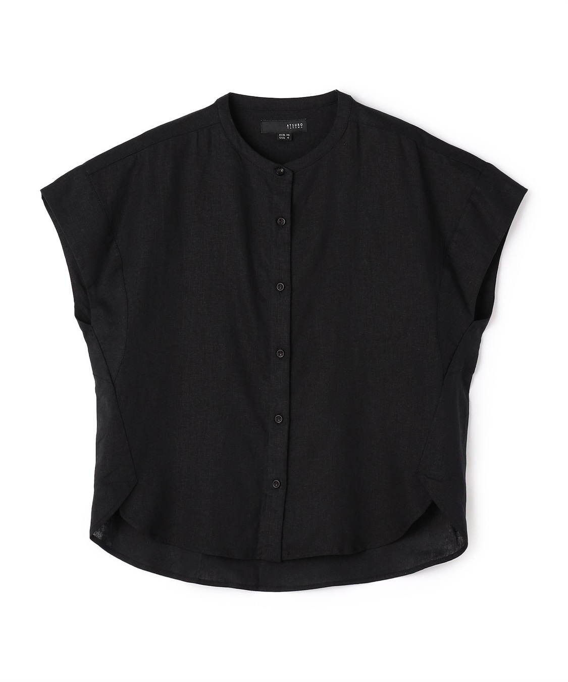 ATSURO TAYAMA フロントボタン半袖ブラウス_variation_2