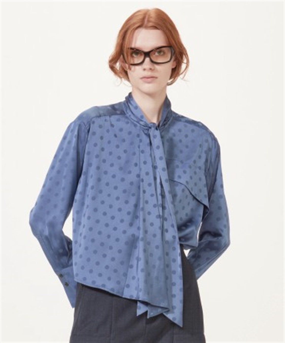 ATSURO TAYAMA ドット柄ジャガードシャツ_main