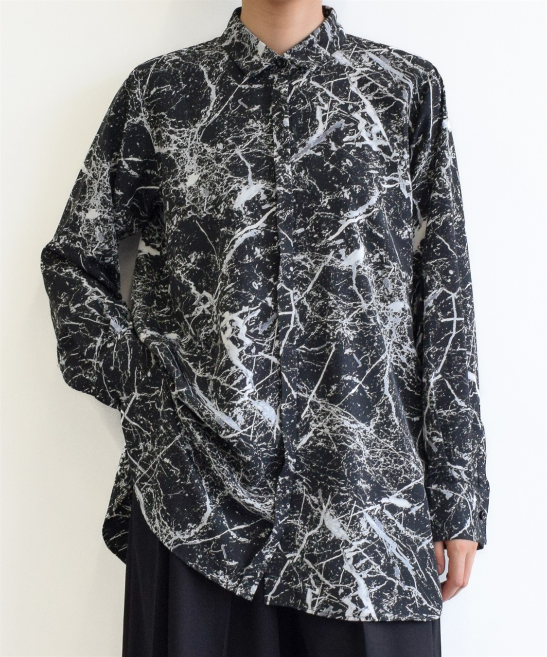 ATSURO TAYAMA マーブルプリントブラウス_main