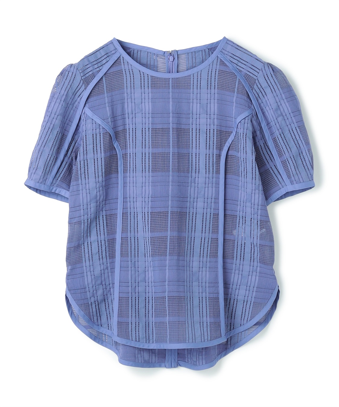 ATSURO TAYAMA シースルーチェックブラウス_variation_3