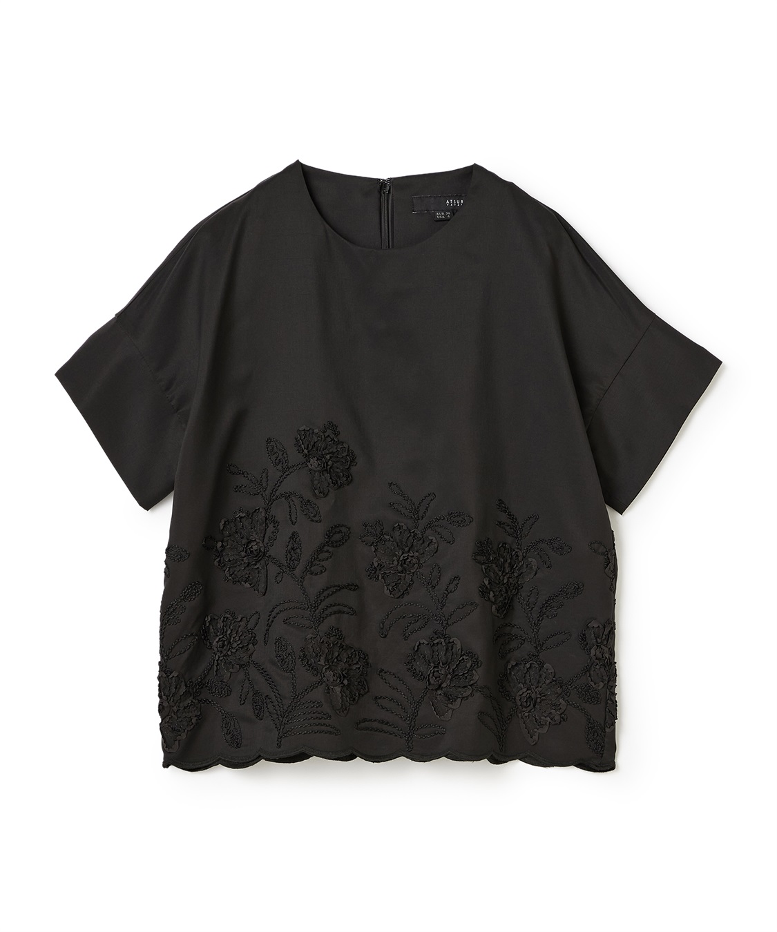 ATSURO TAYAMA テープ刺繍入りプルオーバーブラウス_variation_1