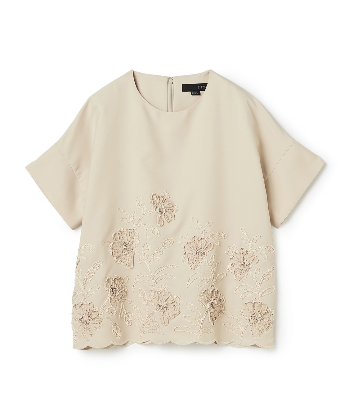 ATSURO TAYAMA テープ刺繍入りプルオーバーブラウス_variation_2