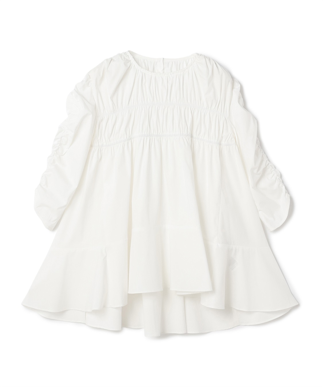 ATSURO TAYAMA 7分袖ギャザーフレアブラウス_variation_1