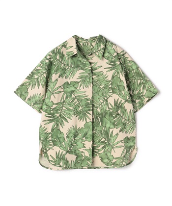 ATSURO TAYAMA トロピカルリーフプリント半袖シャツ_variationthumb_1